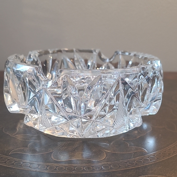 Other - Crystal Cut Glass Ashtray